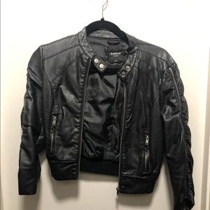 Bebe leather jacket
